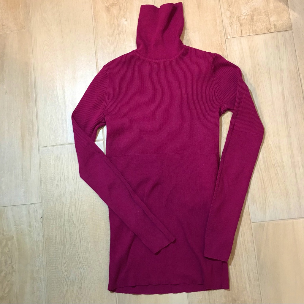 Fuchsia Turtleneck